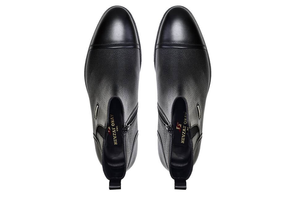 Siyah Klasik Erkek Bot