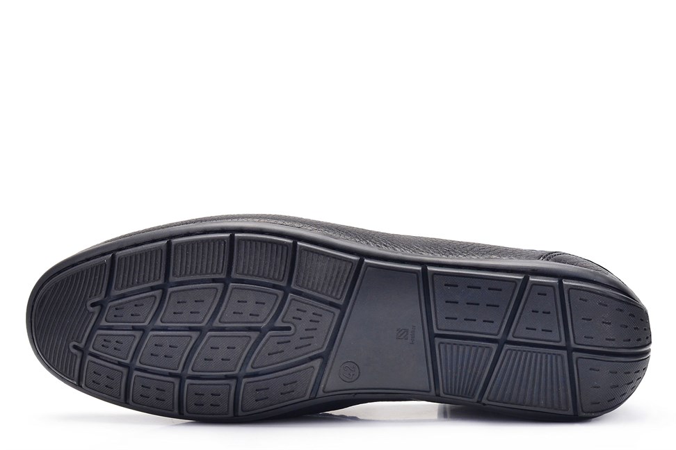 Siyah Tokalı Yazlık Loafer
