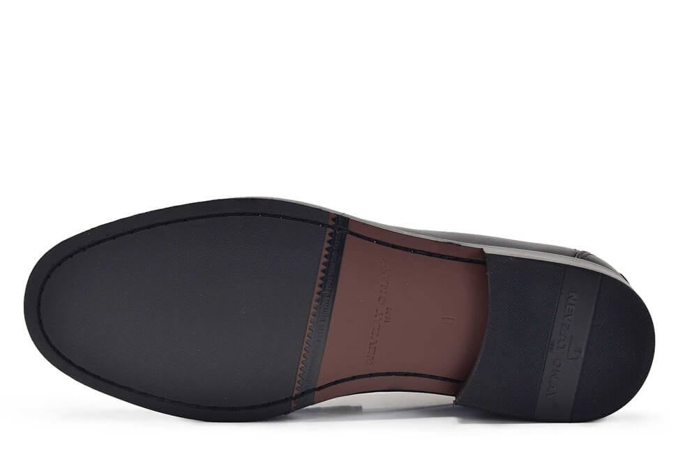 Siyah Günlük Neolit Erkek Loafer Ayakkabı