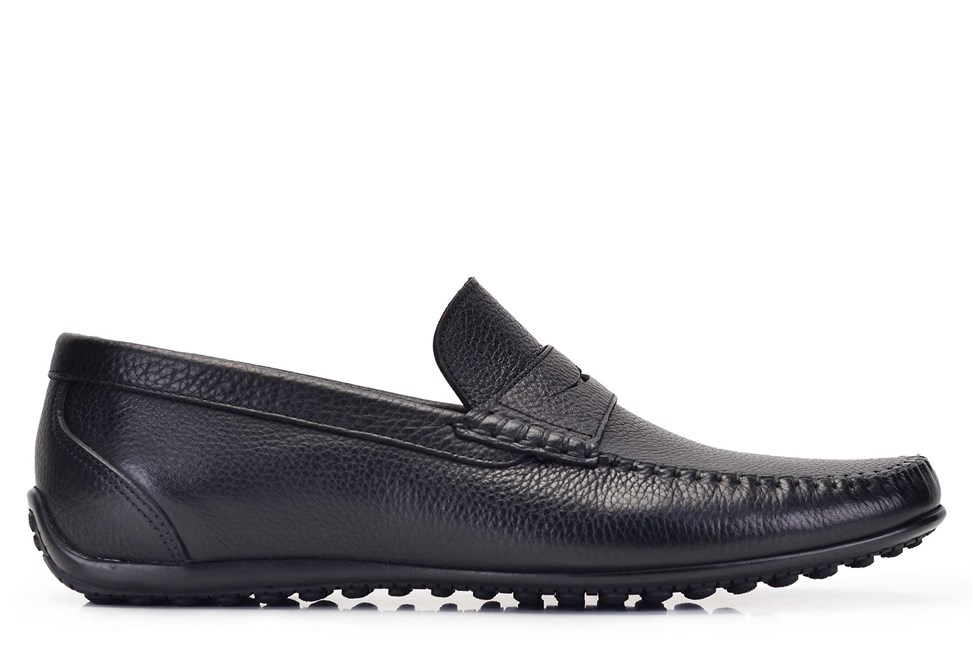 Siyah Günlük Yazlık Erkek Loafer Ayakkabı