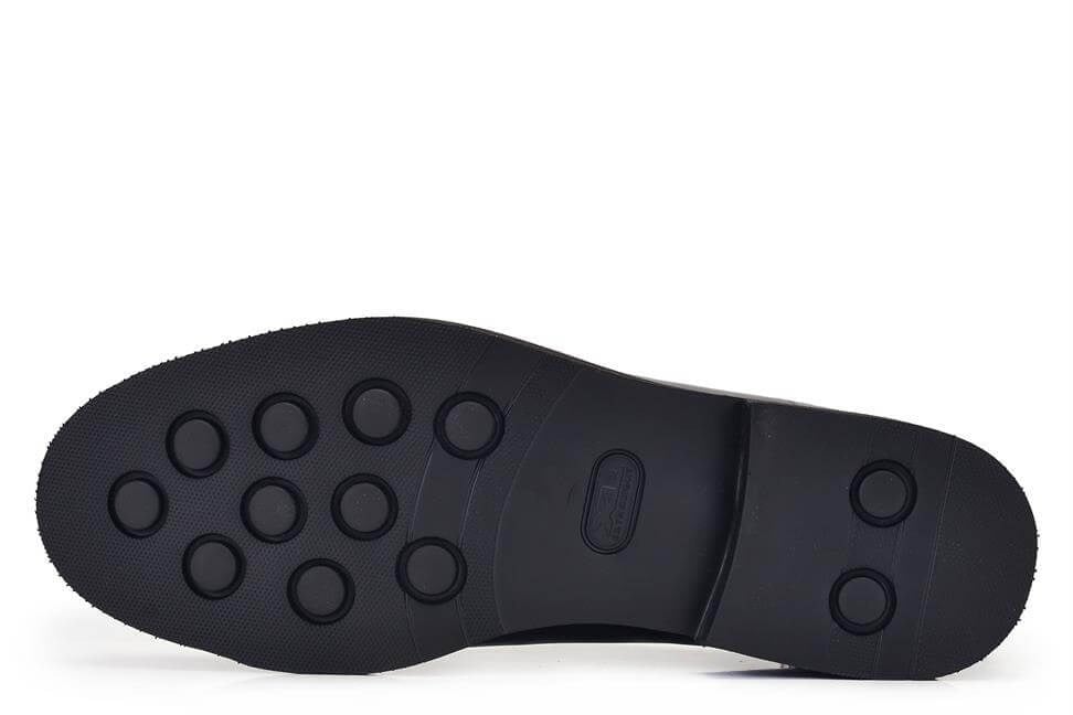 Lacivert Rugan Bağcıklı Erkek Günlük Ayakkabı