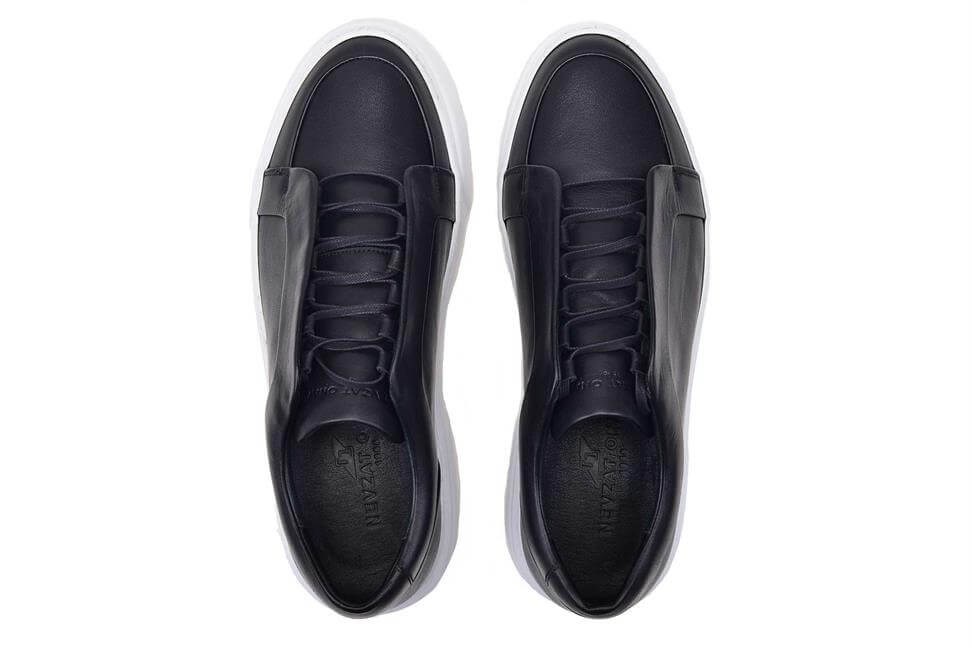 Siyah Bağcıklı Erkek Sneaker Ayakkabı