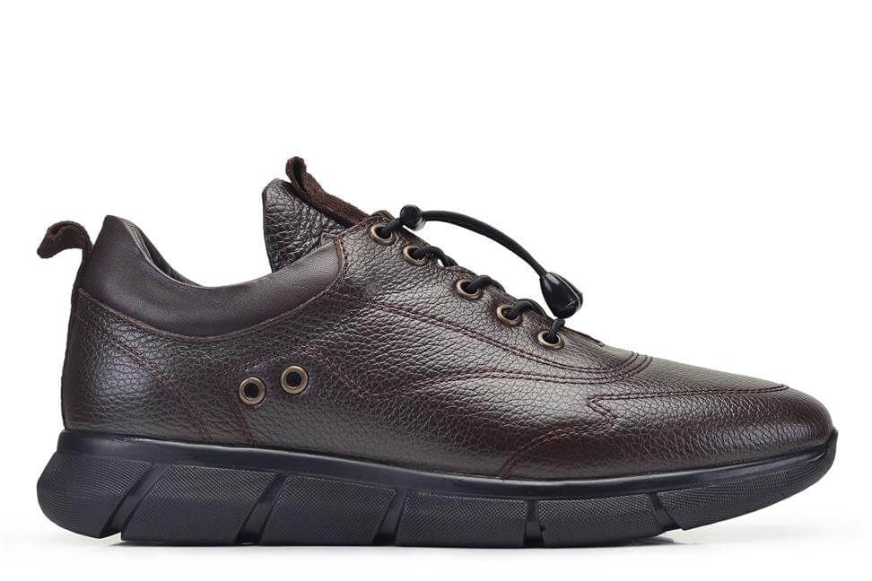 Kahverengi Bağcıklı Erkek Sneaker -42102-