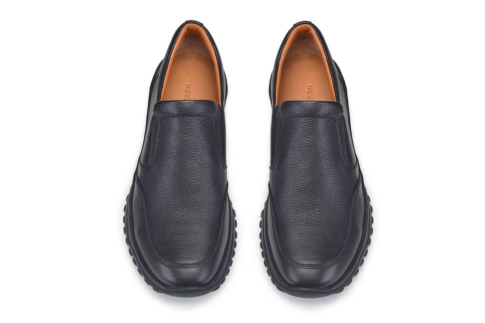 Siyah Bağcıksız Günlük Ayakkabı