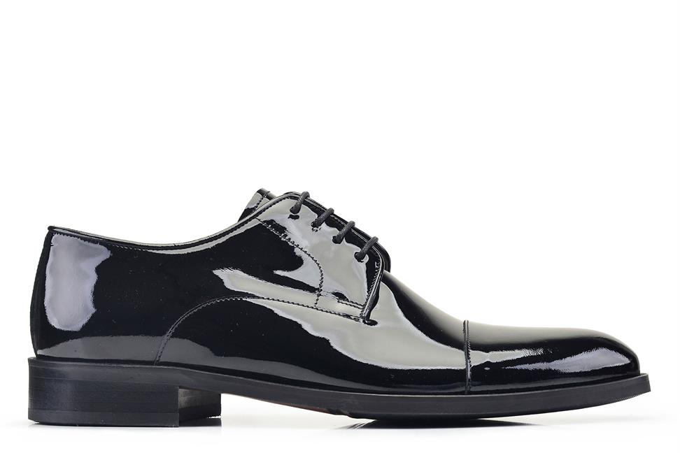 Nevzat Onay Rugan Deri Maskaretli Klasik Derby Ayakkabı - Neolit Tabanlı Zarif Tasarım