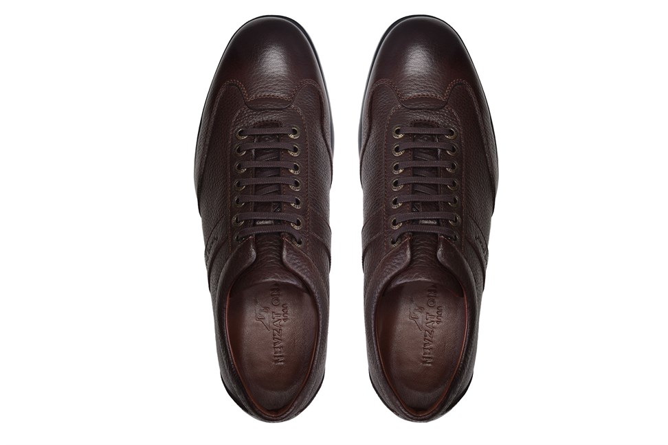 Kahverengi Bağcıklı Erkek Günlük Ayakkabı