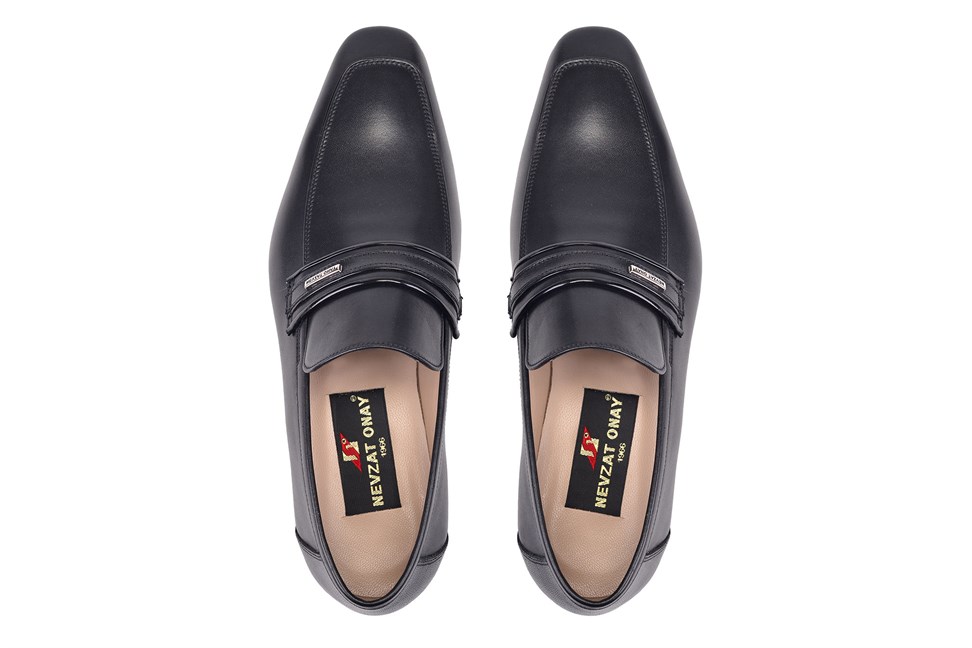 Siyah Loafer Erkek Klasik Ayakkabı