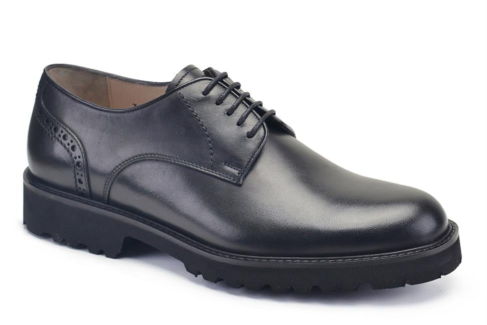 Siyah Bağcıklı Erkek Günlük Ayakkabı