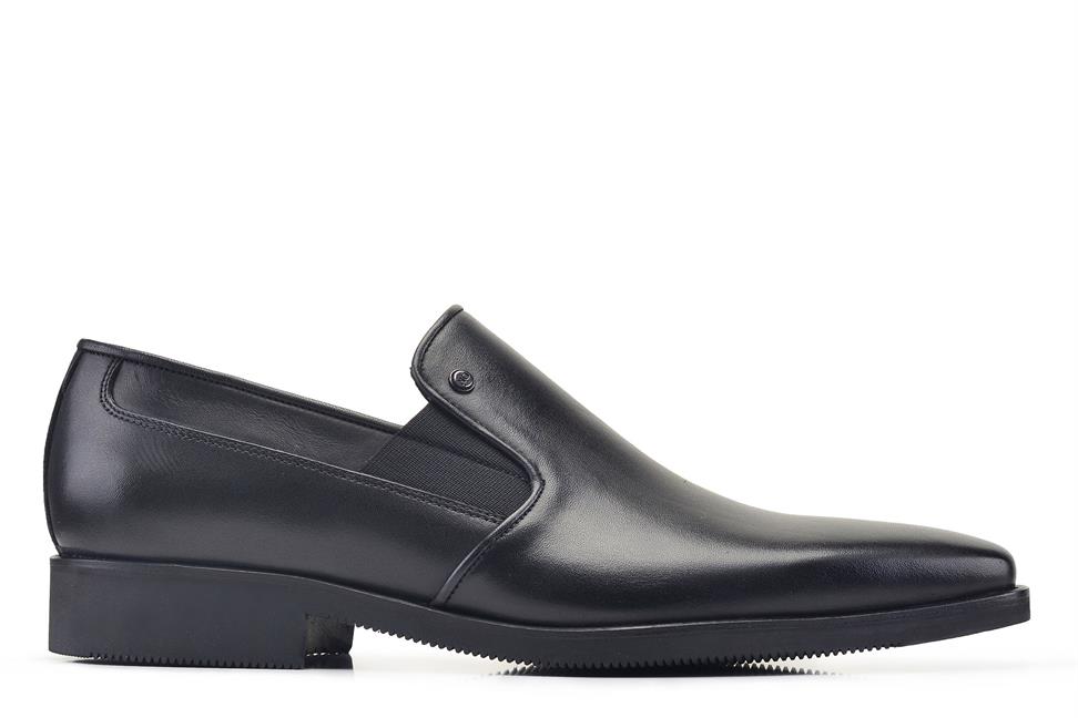 Siyah Termo Loafer Erkek Ayakkabı -44821-