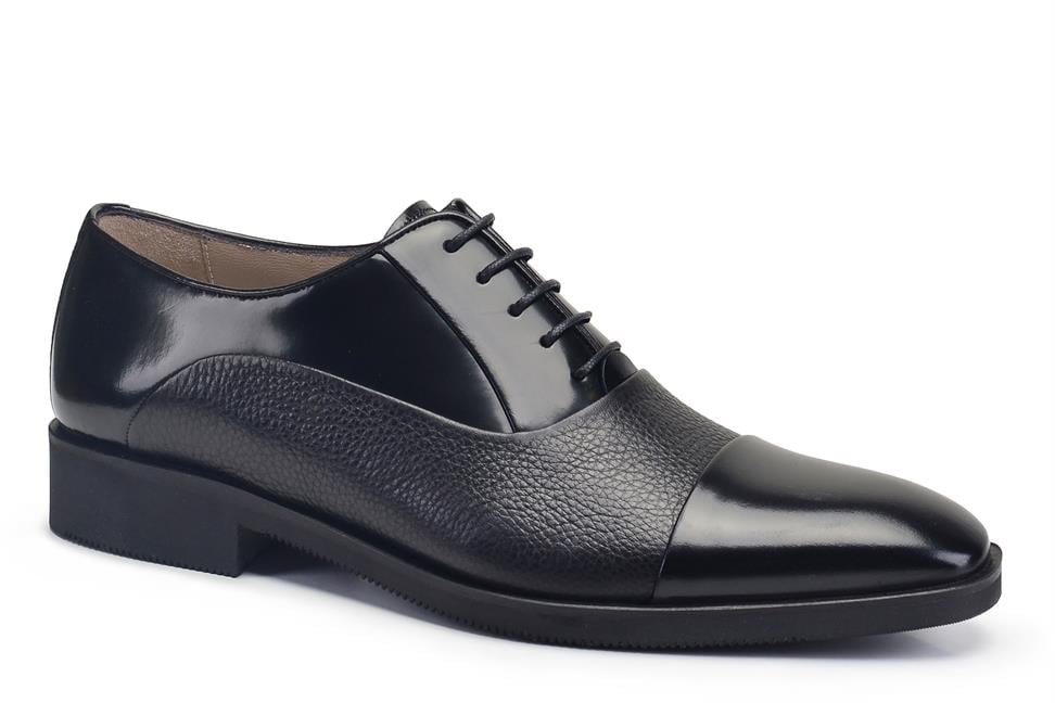 Siyah Bağcıklı Termo Erkek Ayakkabı -02703-