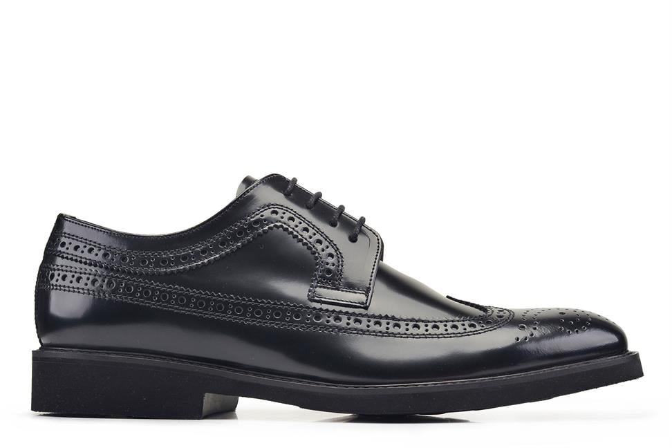 Siyah Açma Bağcıksız Erkek Günlük Ayakkabı