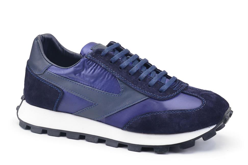 Lacivert Bağcıklı Erkek Sneaker Ayakkabı