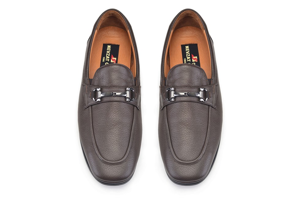 Kahverengi Tokalı Yazlık Erkek Ayakkabı