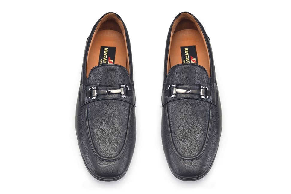 Siyah Tokalı Yazlık Erkek Ayakkabı