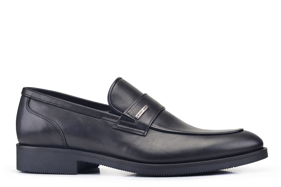 Siyah Klasik Loafer Termo Kışlık Erkek Ayakkabı