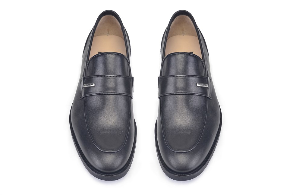 Siyah Klasik Loafer Termo Kışlık Erkek Ayakkabı