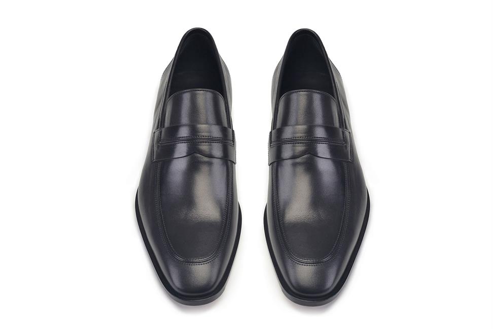 Siyah Loafer Kösele Erkek Ayakkabı