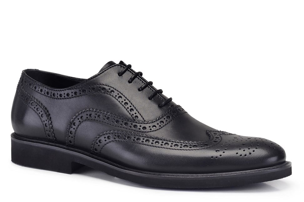 Siyah Bağcıklı Erkek Günlük Ayakkabı