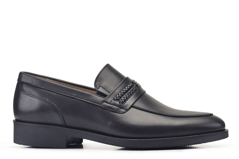 Siyah Bağcıksız Termo Erkek Ayakkabı