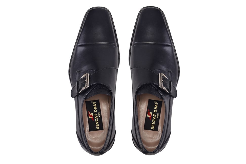 Siyah Tokalı Erkek Klasik Ayakkabı