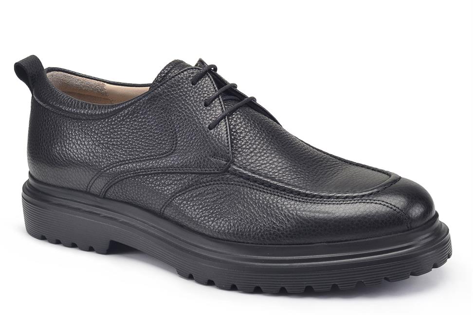 Siyah Bağcıklı Erkek Günlük Ayakkabı