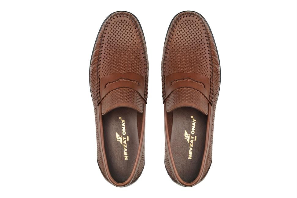 Taba Yazlık Loafer Erkek Günlük Ayakkabı