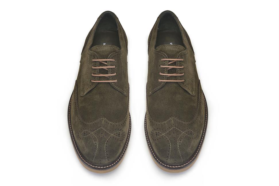 Haki Bağcıklı Erkek Ayakkabı -23201-