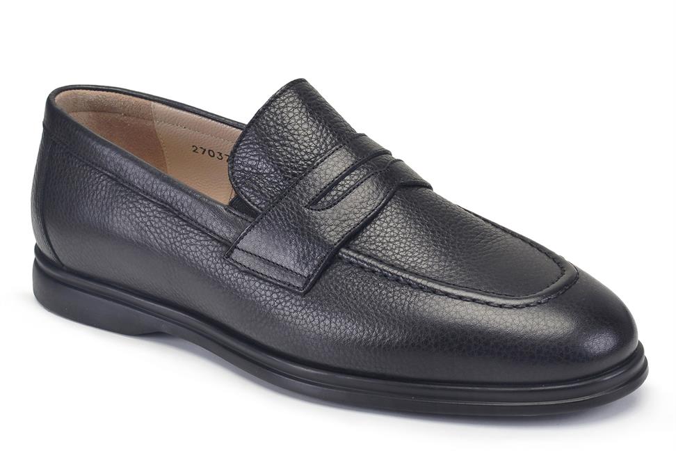Siyah Penny Loafer Erkek Ayakkabı