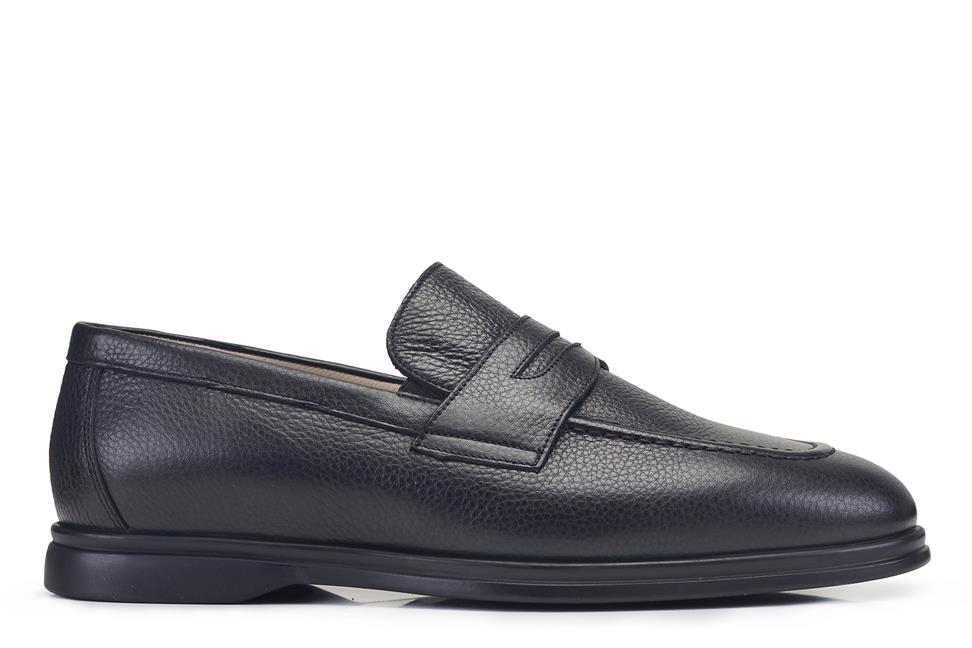 Siyah Penny Loafer Erkek Ayakkabı