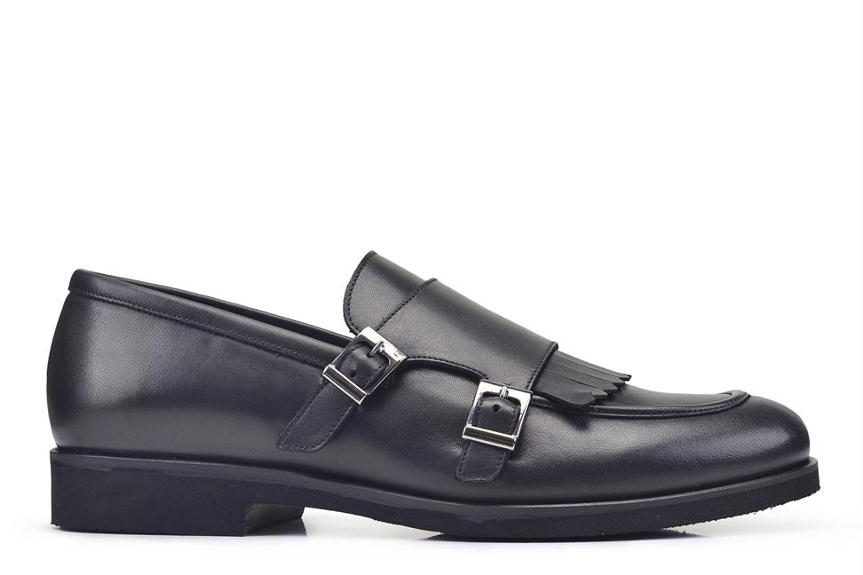 Siyah Tokalı Erkek Günlük Ayakkabı