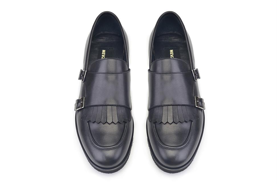 Siyah Tokalı Erkek Günlük Ayakkabı