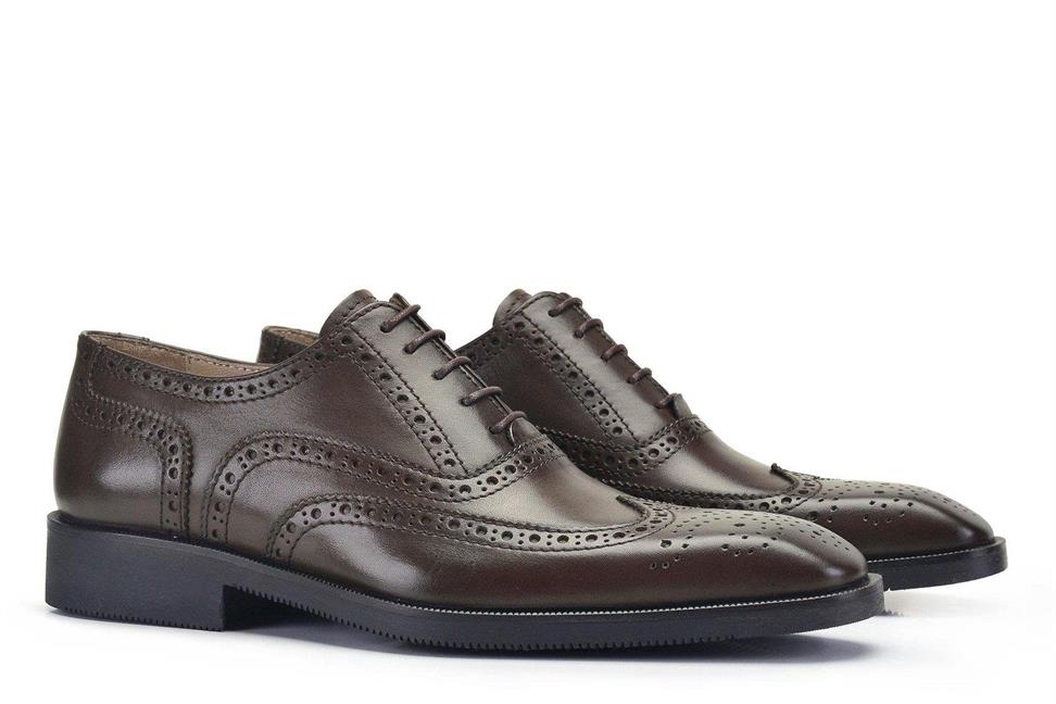 Kahverengi Klasik Bağcıklı Termo Erkek Ayakkabı -56211-