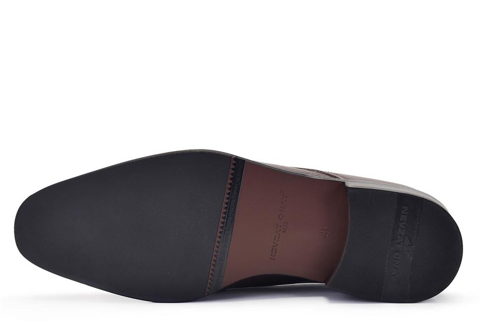 Kahverengi Bağcıklı Neolit Erkek Ayakkabı -17404-