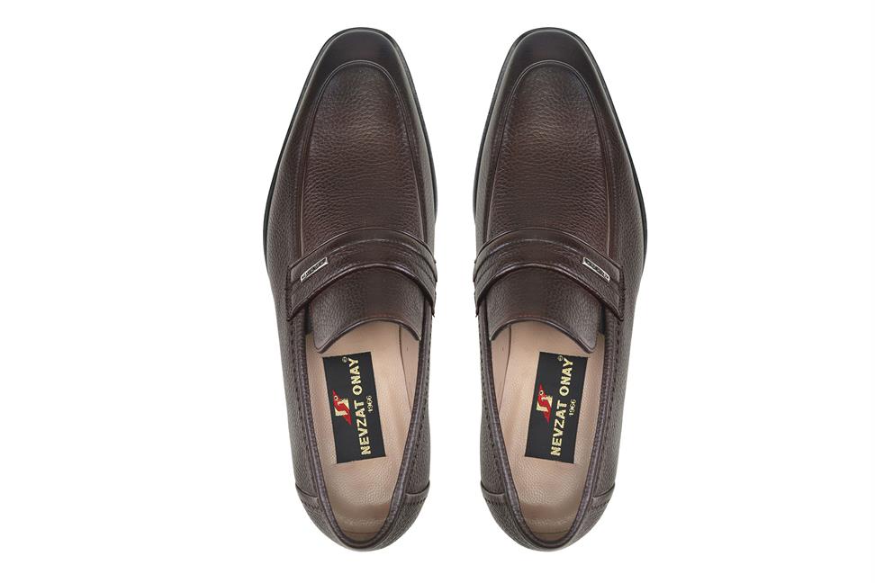 Kahverengi Bağcıksız Erkek Ayakkabı -22005-