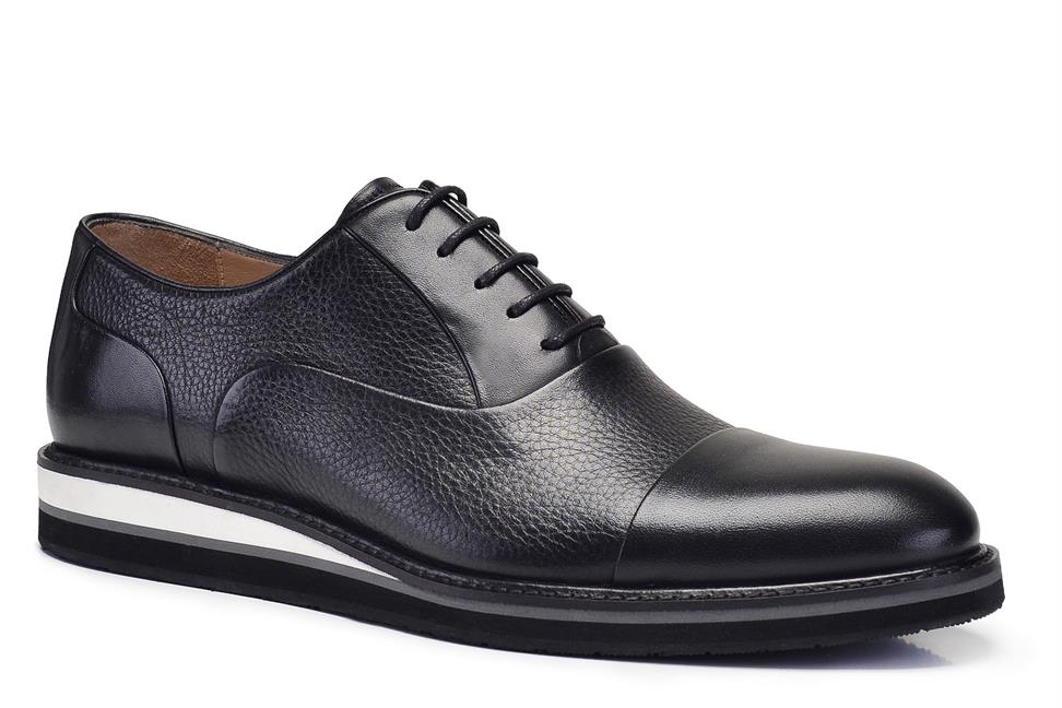 Siyah Bağcıklı Erkek Günlük Ayakkabı