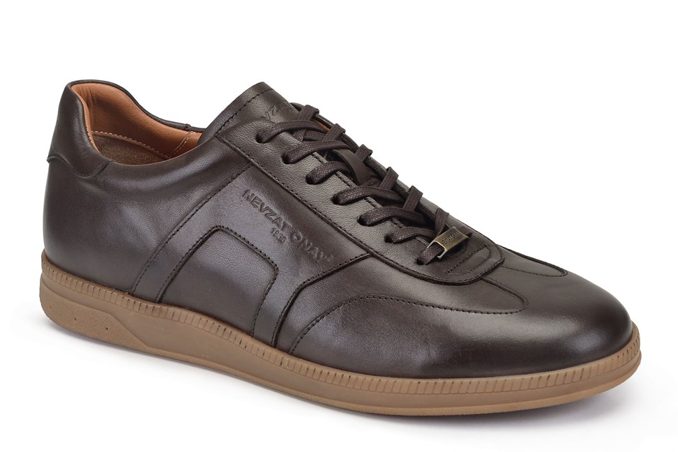 Kahverengi Bağcıklı Sneaker