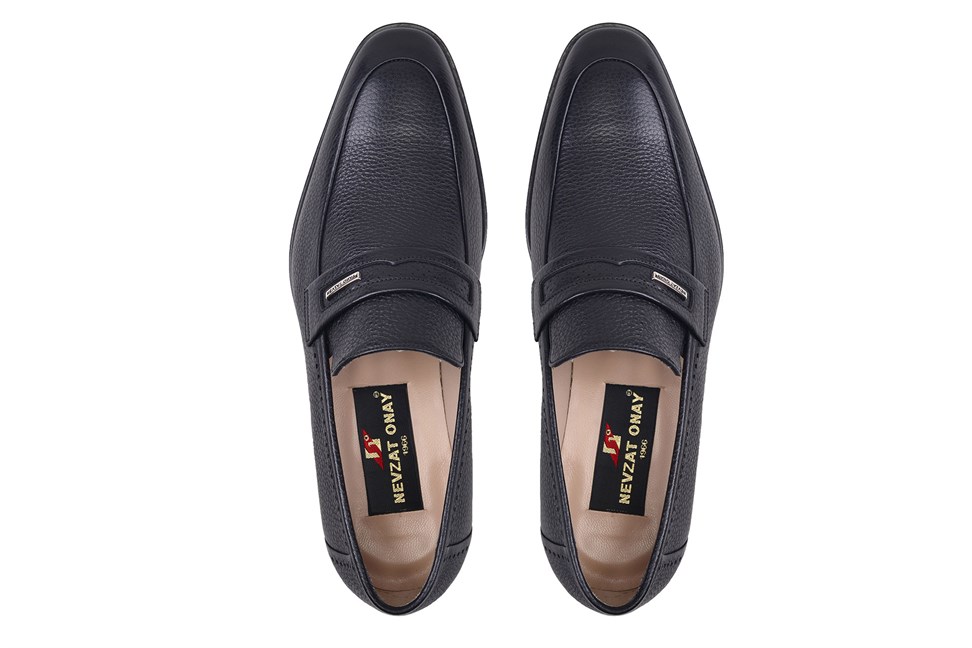 Siyah Floter Erkek Loafer Ayakkabı