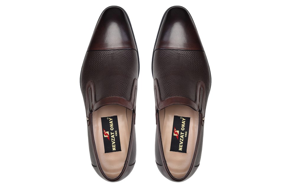 Kahverengi Klasik Loafer Erkek Ayakkabı -11852-