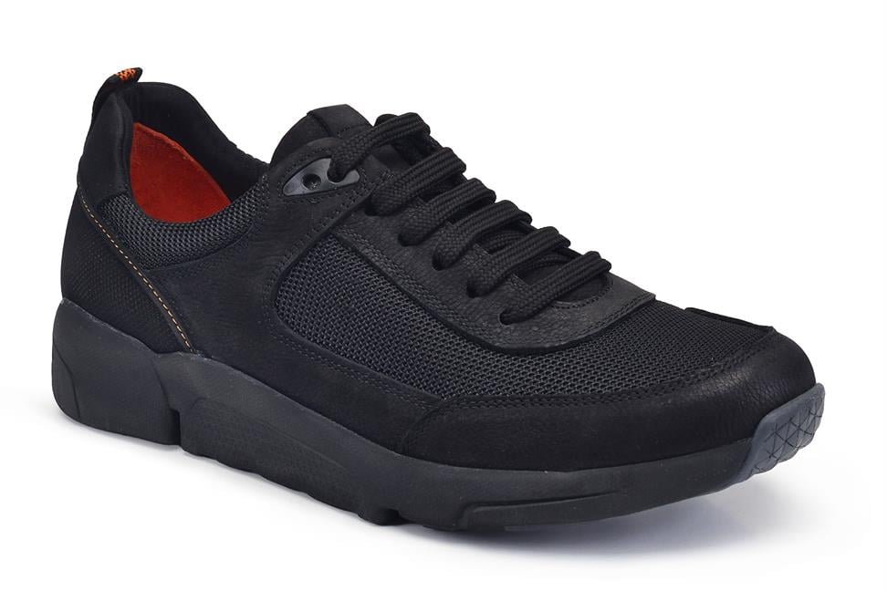 Siyah Bağcıklı Erkek Günlük Ayakkabı