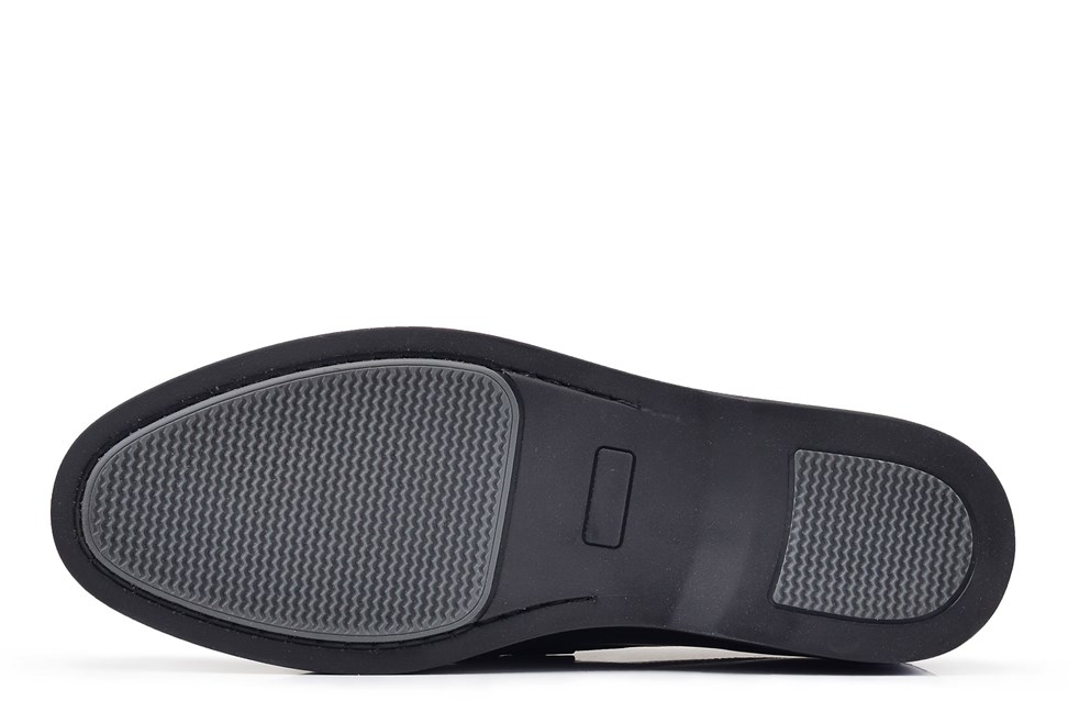 Siyah Bağcıksız Erkek Yazlık Ayakkabı