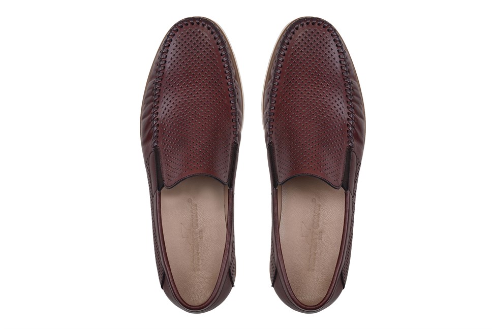 Kahverengi Bağcıksız Erkek Yazlık Ayakkabı