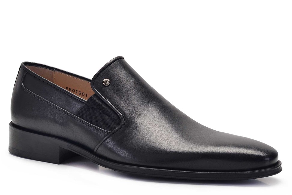 Siyah Günlük Neolit Erkek Loafer Ayakkabı