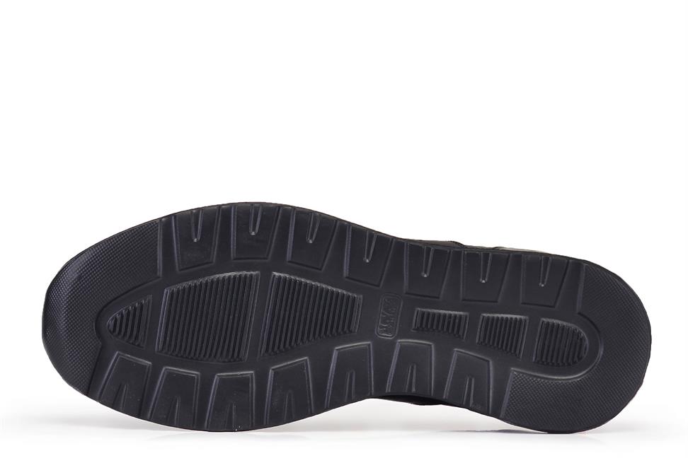 Siyah Bağcıklı Erkek Sneaker Ayakkabı