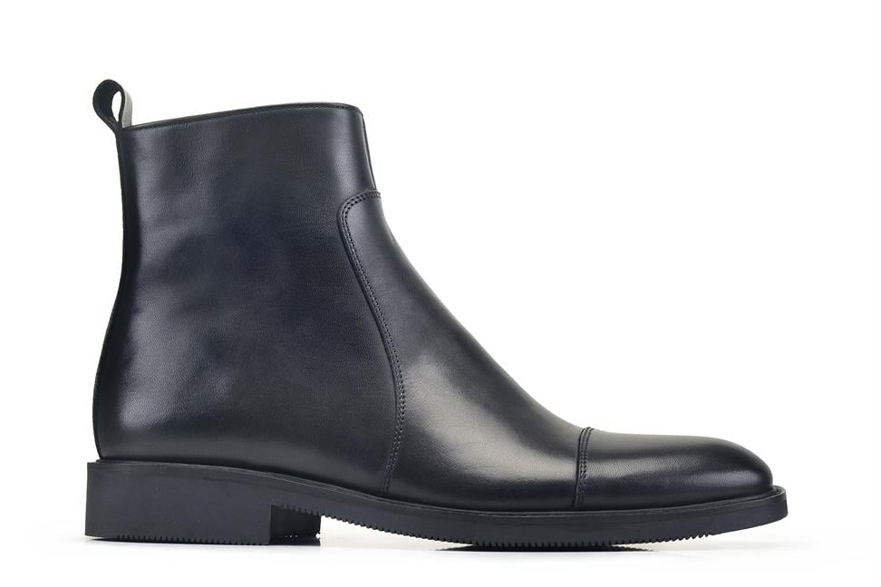 Siyah Fermuarlı Termo Erkek Bot