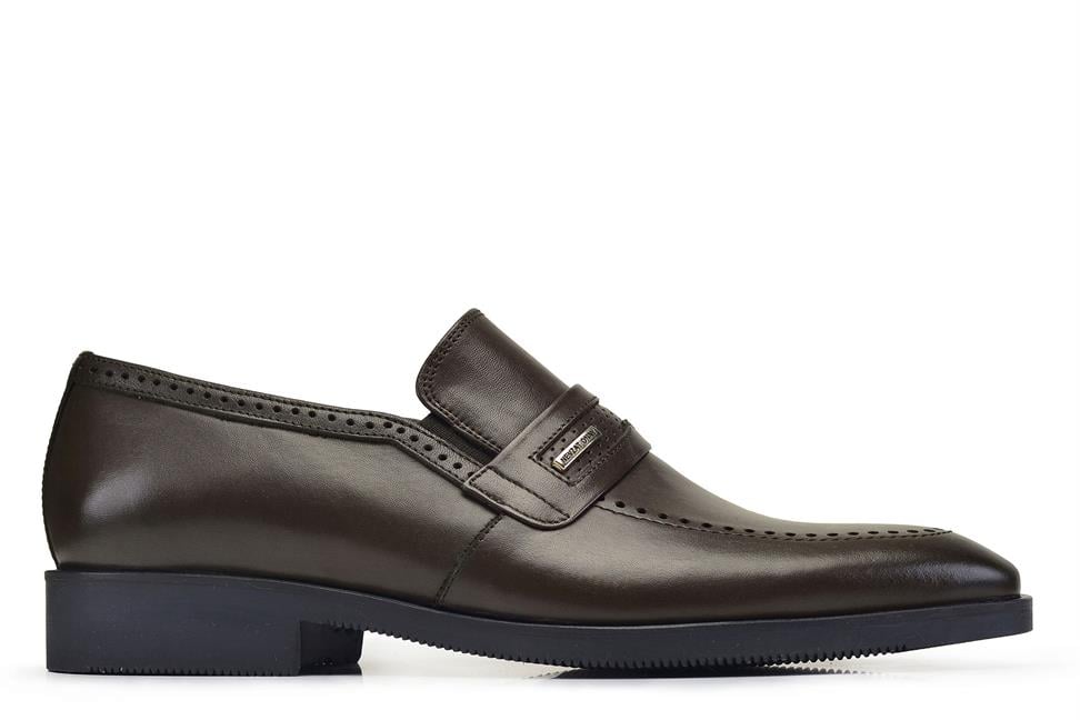 Kahverengi Bağcıksız Termo Erkek Ayakkabı -64012-