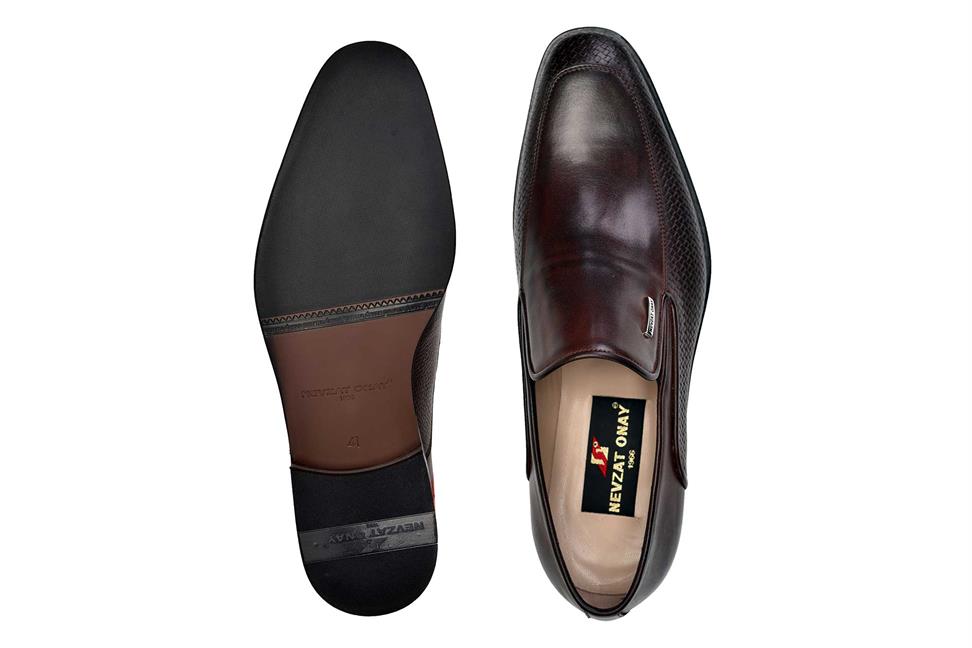 Kahverengi Bağcıksız Neolit Erkek Ayakkabı -91221-