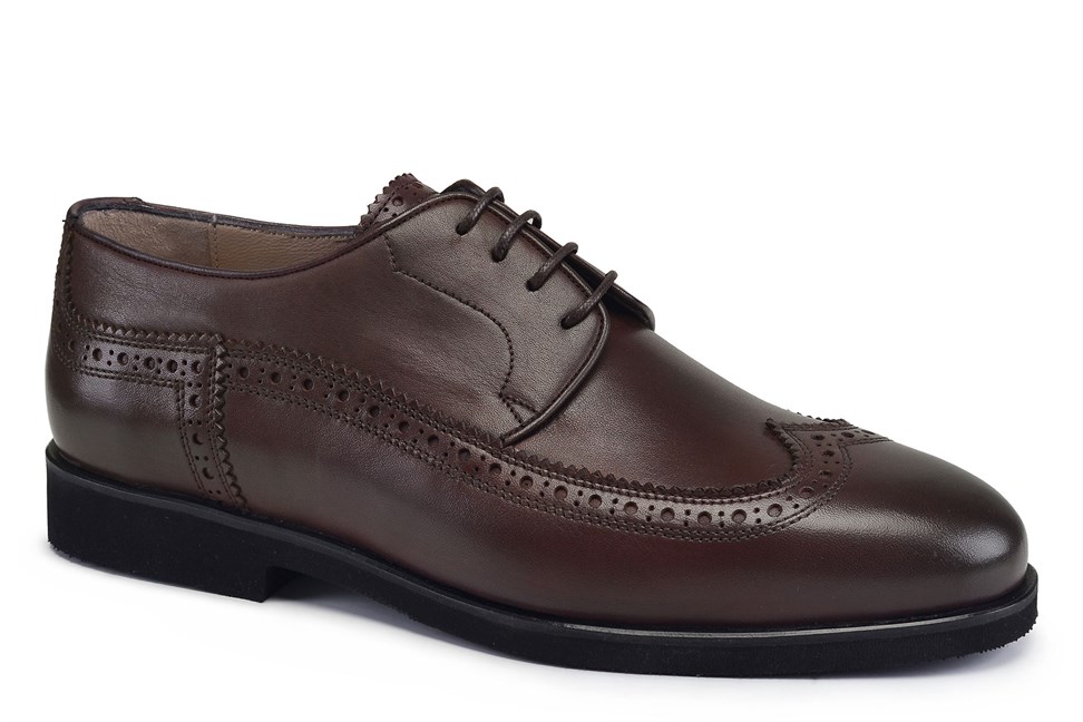 Kahverengi Bağcıklı Erkek Günlük Ayakkabı