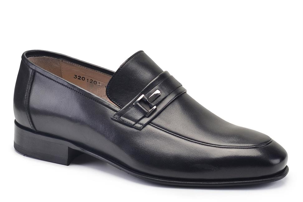 Siyah Neolit Erkek Klasik Ayakkabı