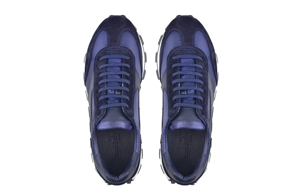 Lacivert Bağcıklı Erkek Sneaker Ayakkabı