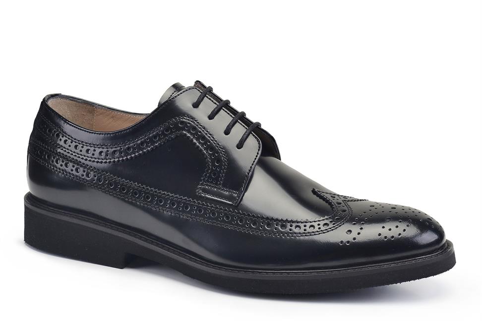 Siyah Açma Bağcıksız Erkek Günlük Ayakkabı